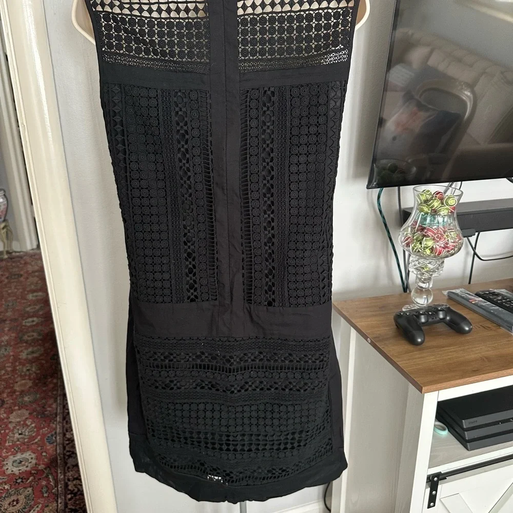 J.CREW Elegant Black Lace Dress size TXS